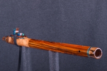 Mun Ebony Burl Native American Flute, Minor, Low D-3, #S1K (6)